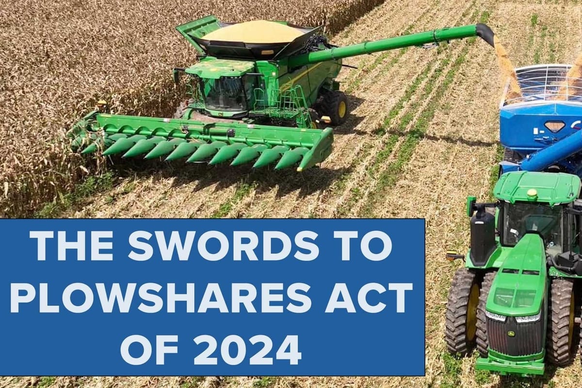 The Swords to Plowshares Act of 2024