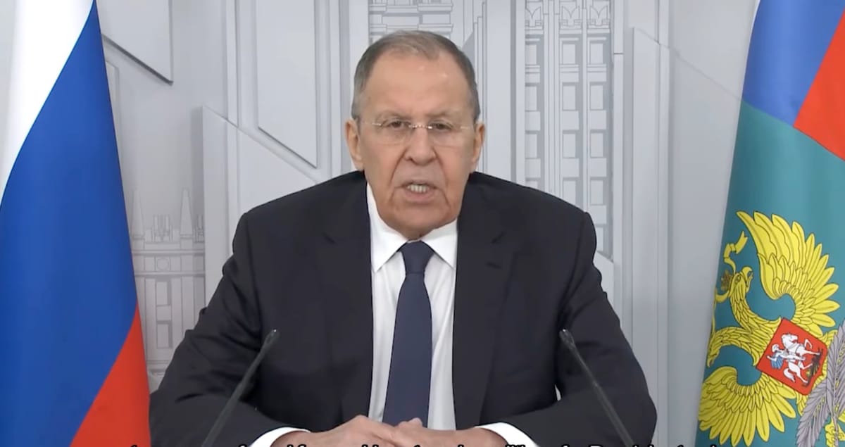 Lavrov Warns 'Third World War' Is Taking Shape