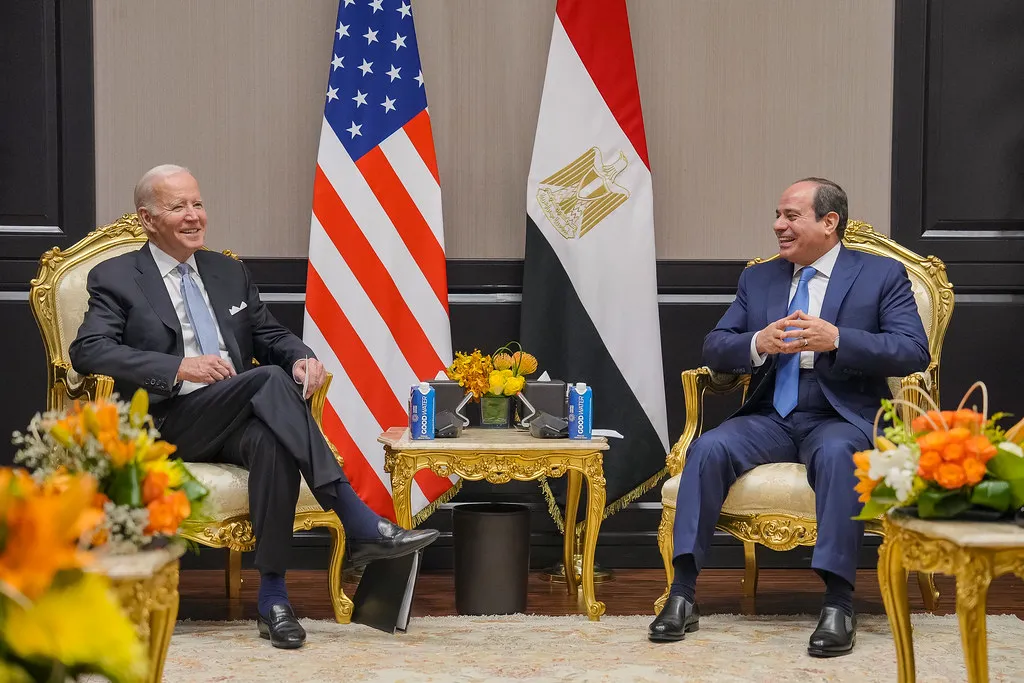 Biden and El Sisi Agree on Political and Two-State Solution in Phone Talks