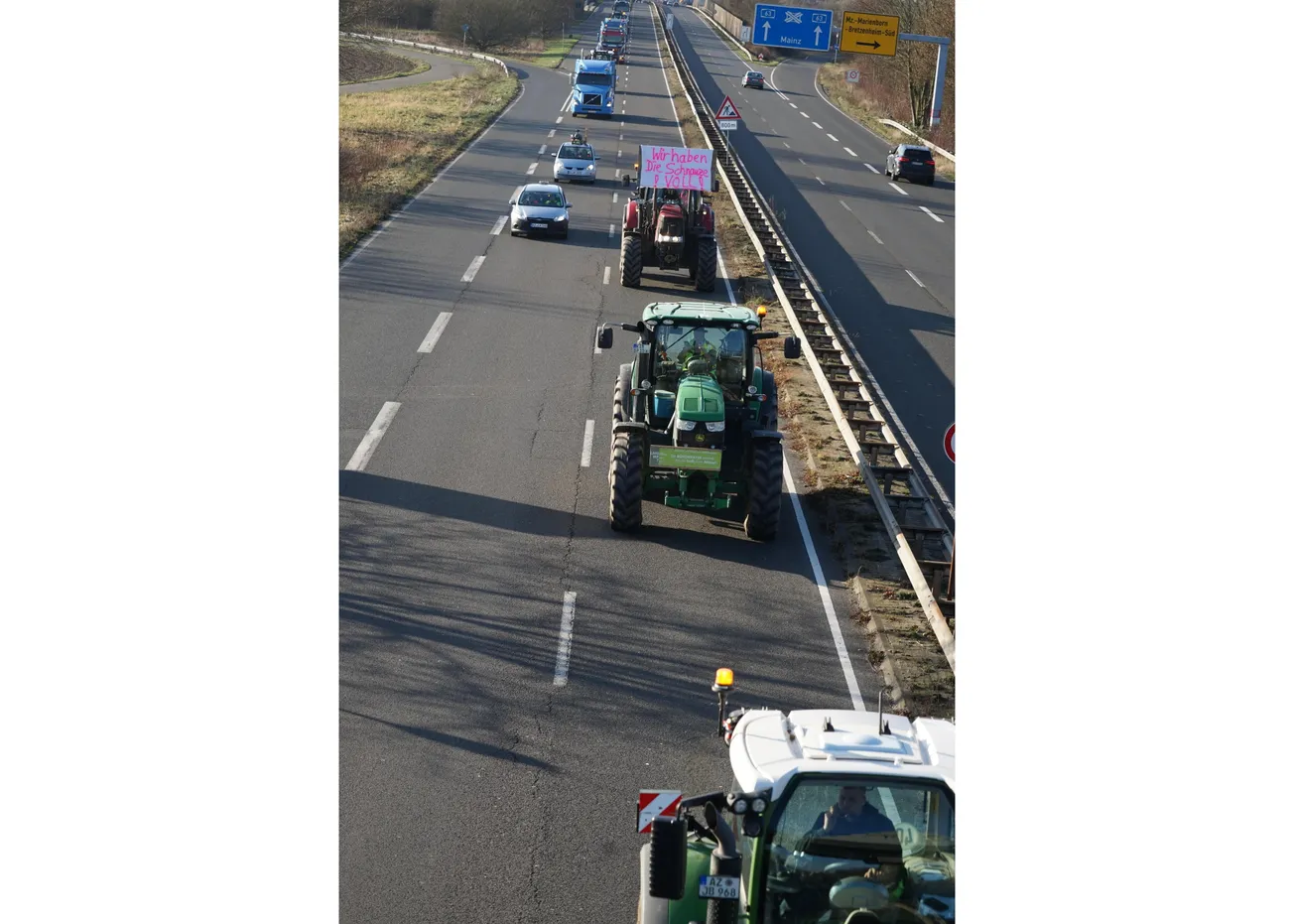 100,000 Tractors Rolling in German Farmers Protest