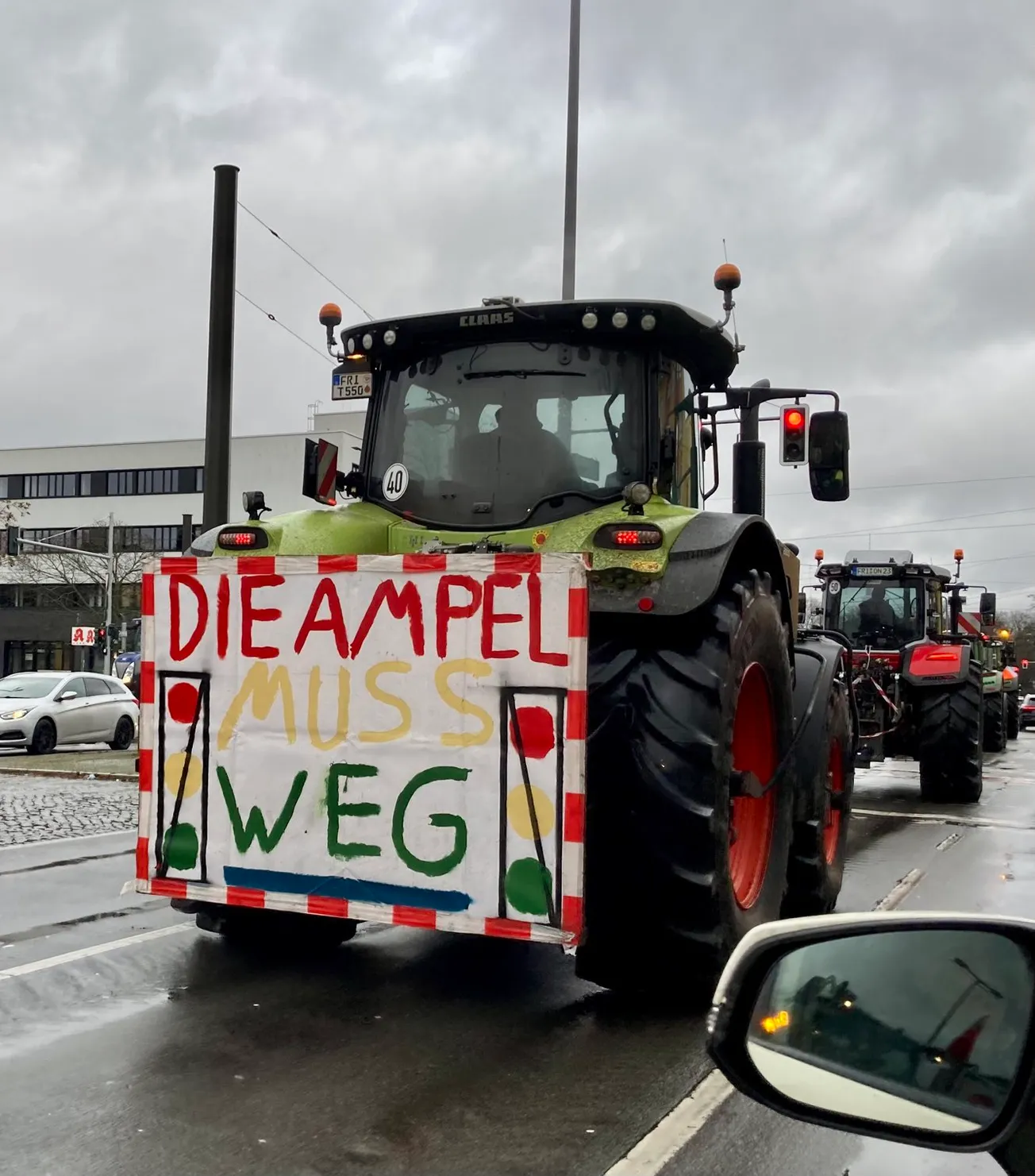German Farmers Continue Protests, in Berlin Vigil, Other Demonstrations
