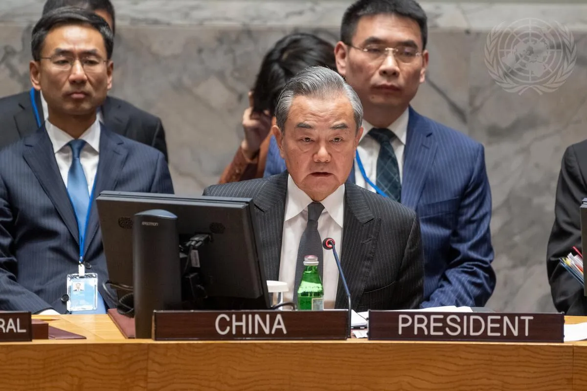 China’s Foreign Minister Wang Yi in Tunisia