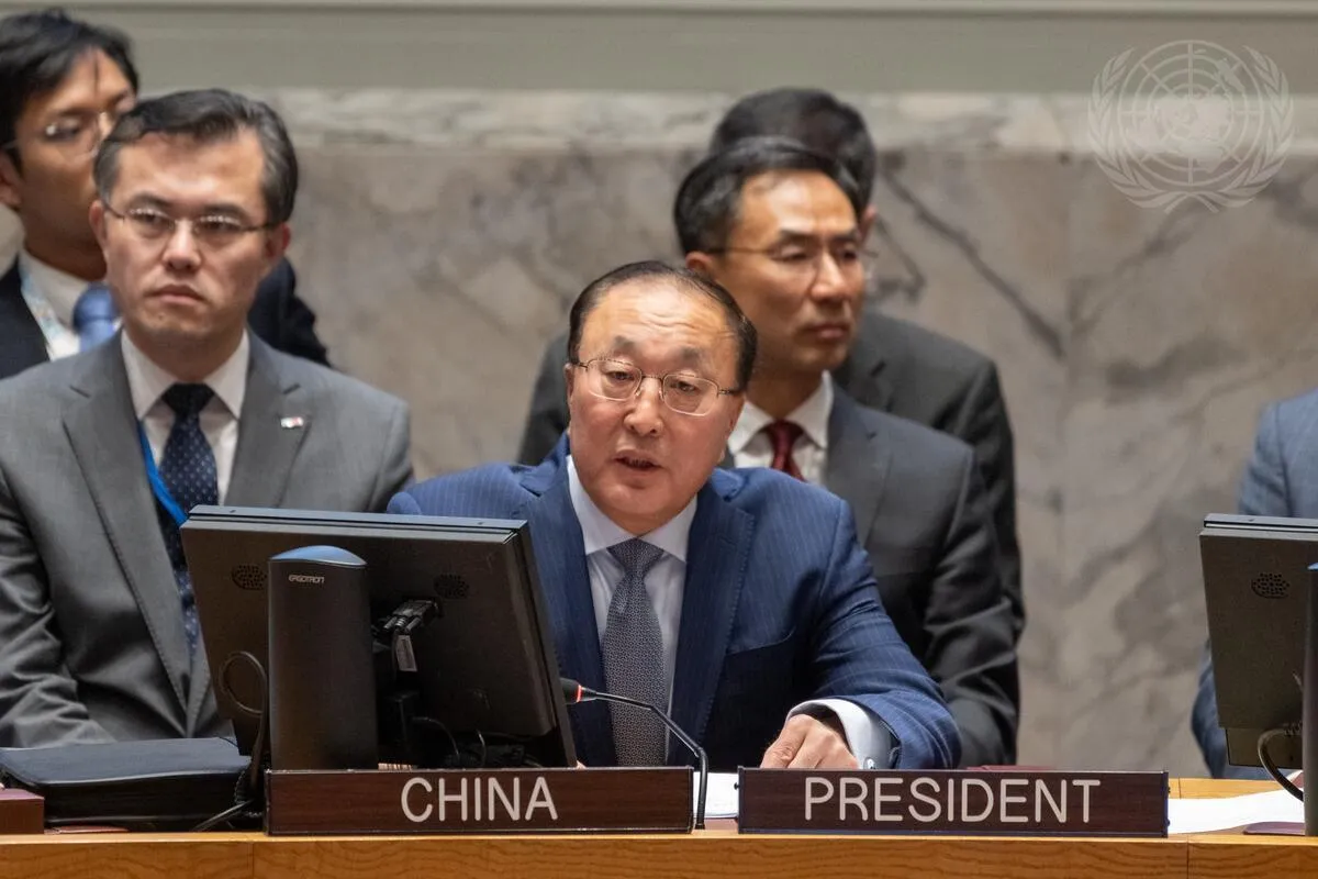 Chinese UN Ambassador Lays Blame for Ukraine on NATO at Security Council