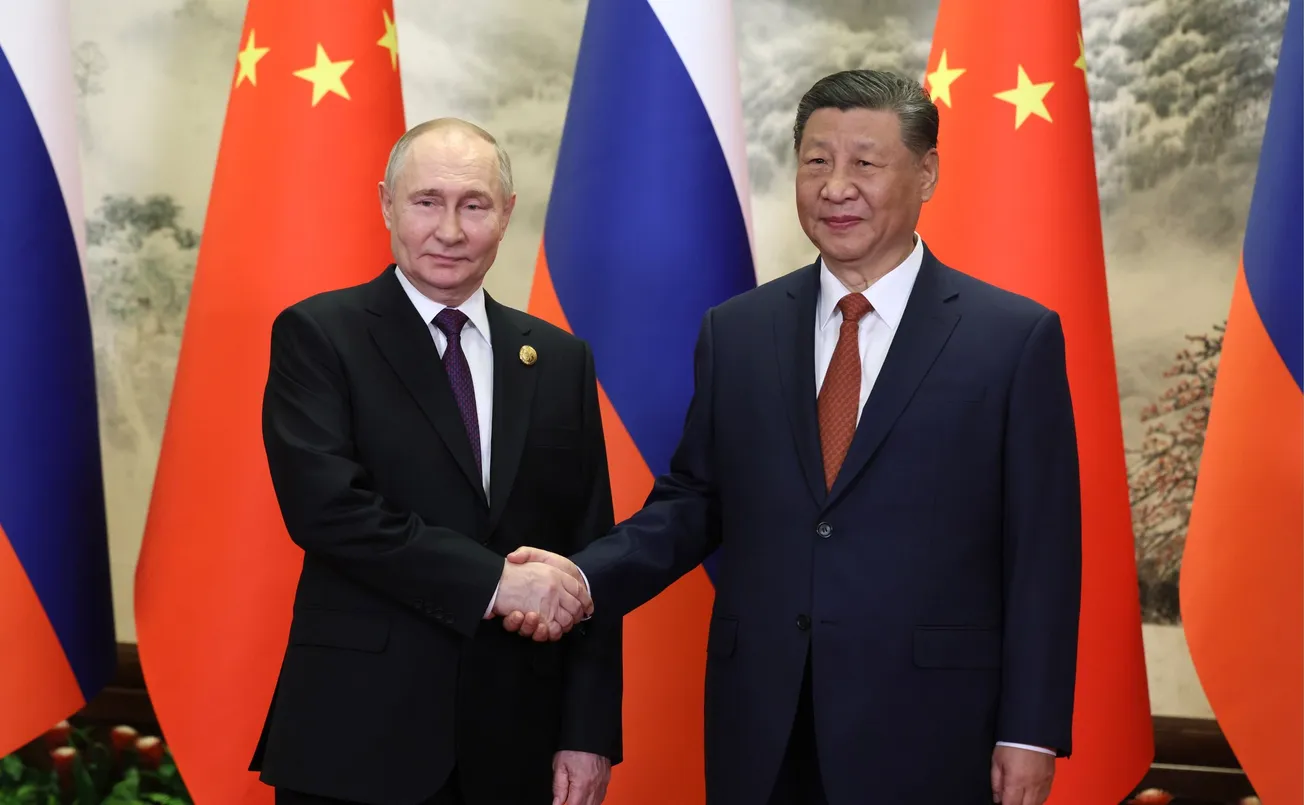 Putin Discusses Ukraine with Xi in One-on-One at Zhongnanhai