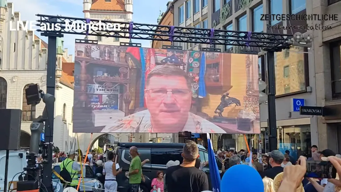 Scott Ritter's Video Message to Germans, at Munich Rally