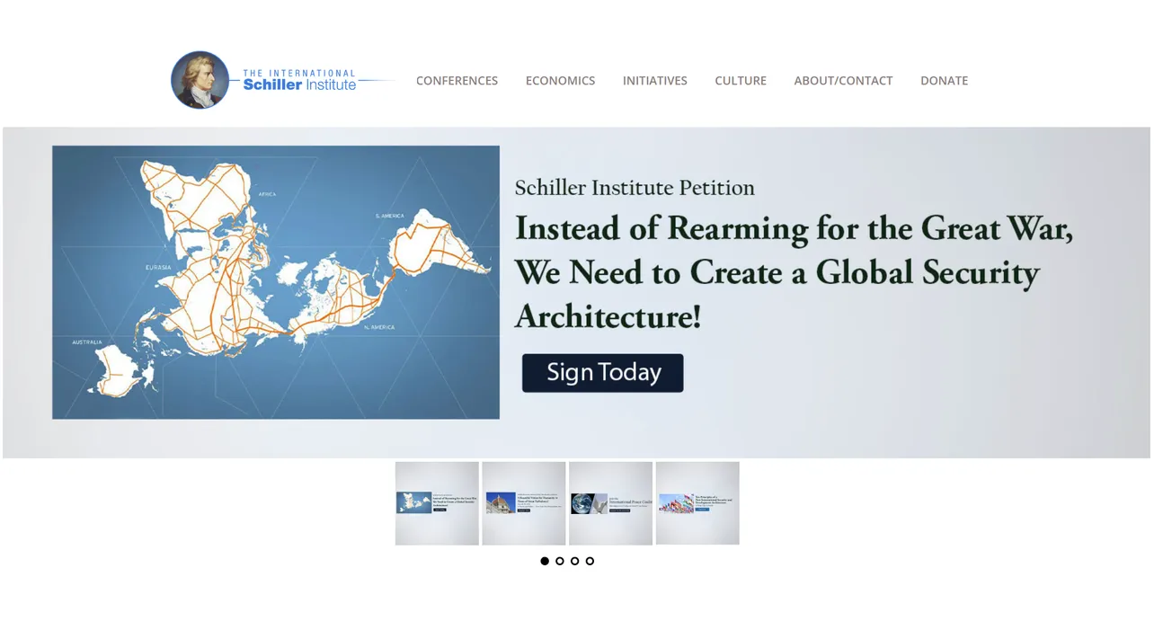 Stand Up for Principle; Intervene with the Schiller Institute To 'Create a Global Security Architecture!'