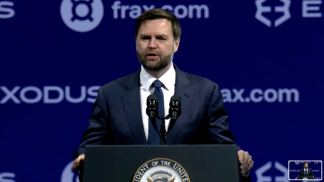 J.D. Vance and Trump Sons Extol Cryptocurrency at Las Vegas Bitcoin Conference