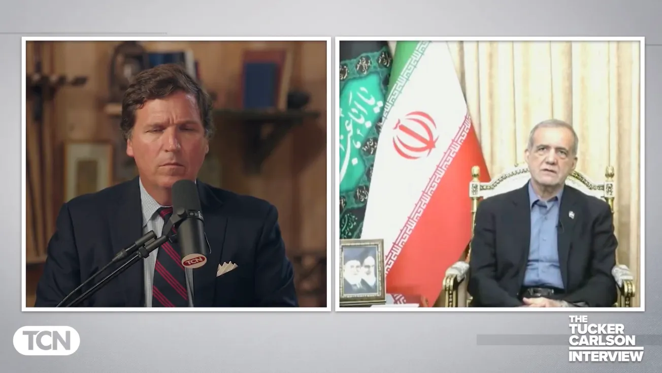 Tucker Carlson's Interview with Iranian President Pezeshkian Will Have Millions of Views by the Time You Read This