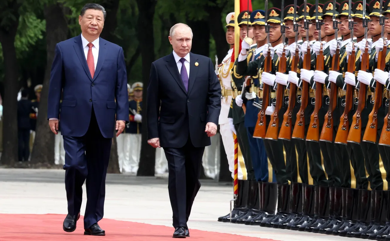 China Says Putin's Visit Symbolizes China-U.S.S.R. Lead in World War II Defeat of 'Militarism and Fascism'
