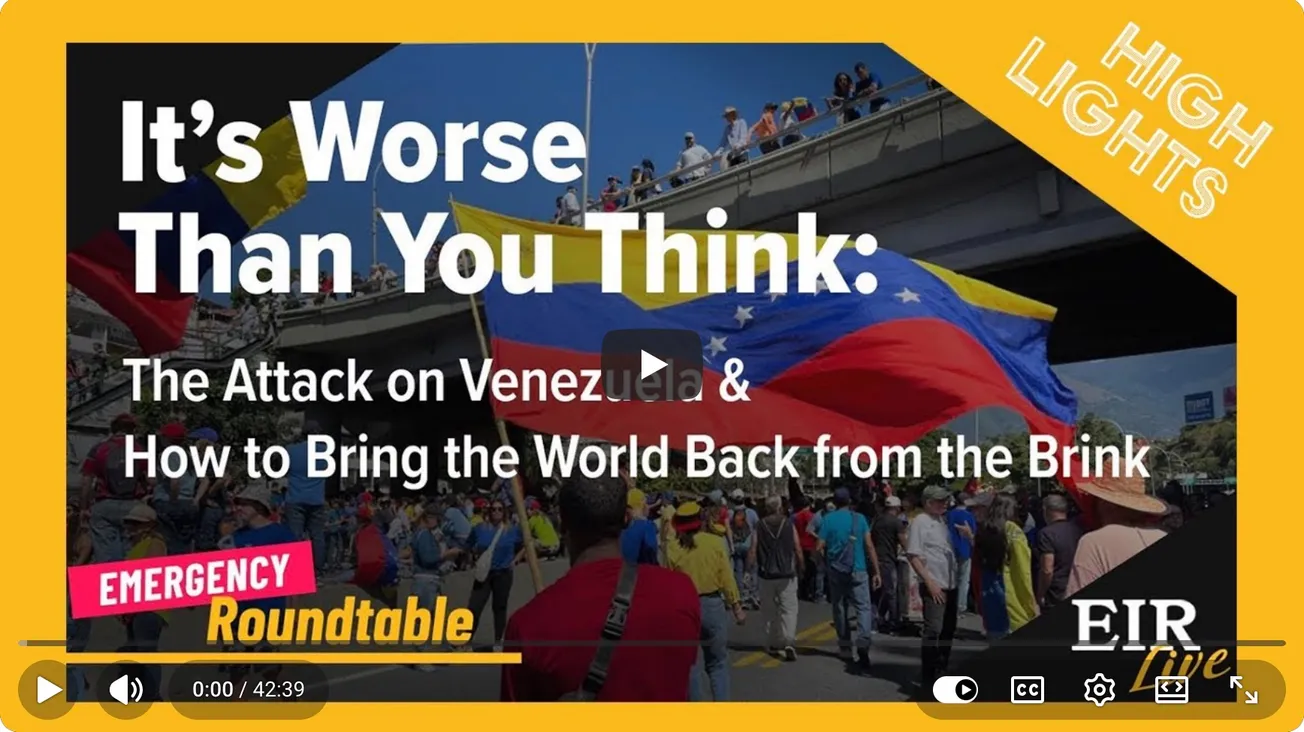 Video Highlights of EIR's Jan. 12 Emergency Roundtable Should Go Viral