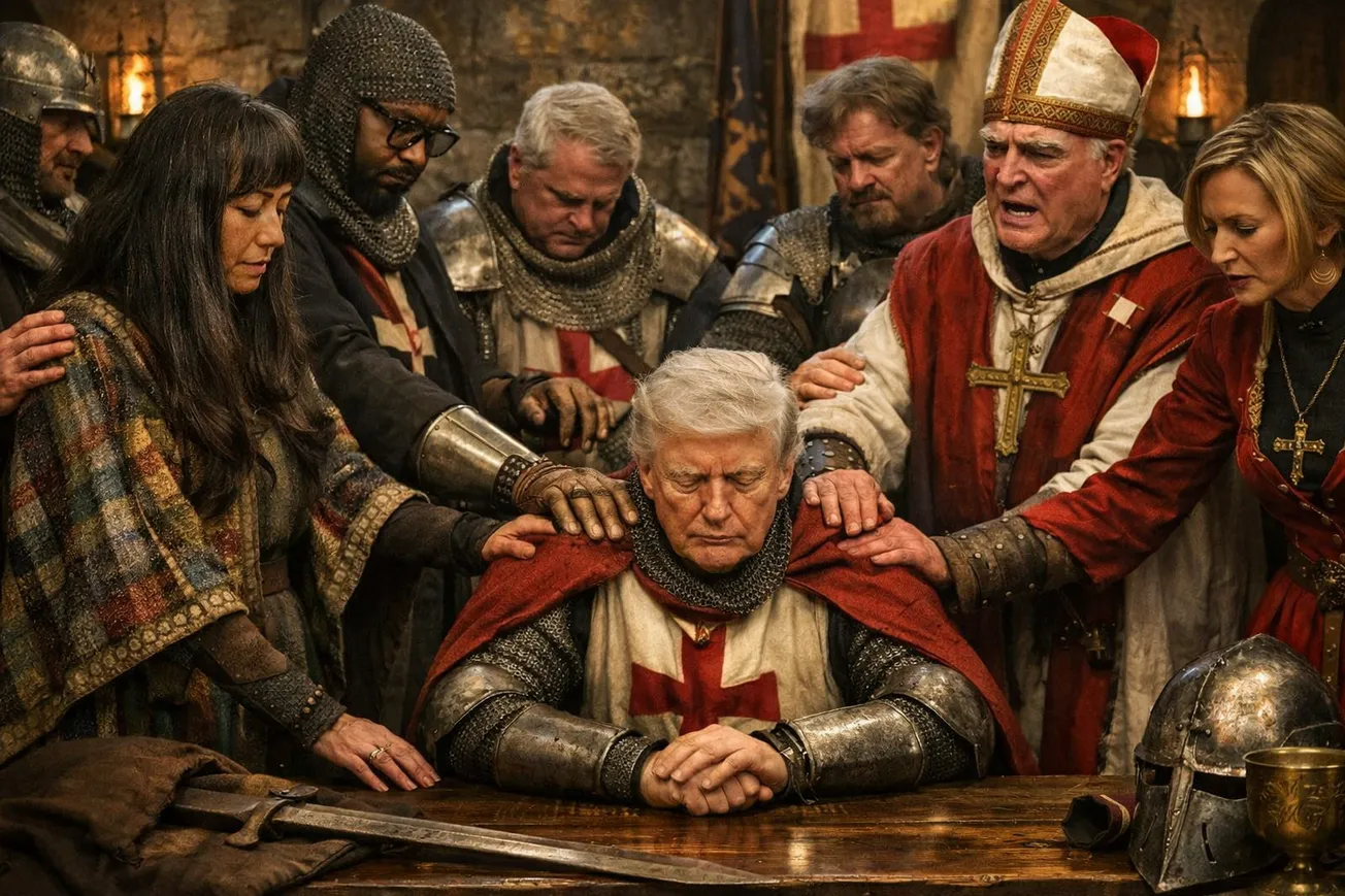 Trump’s ‘Spiritual Advisor’ Stages Prayer Session with the President